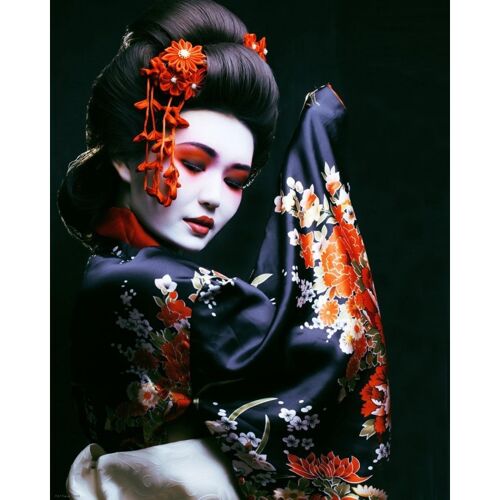 Poster plastifié: Geisha 40cm x 50cm