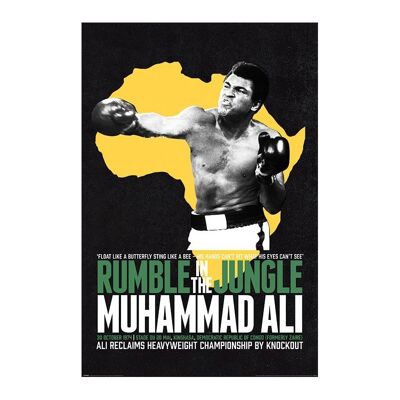 Laminated poster: (P0452) MUHAMMAD ALI 61cm x 91cm