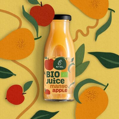 Organic MANGO APPLE juice NTRL, 250 ml