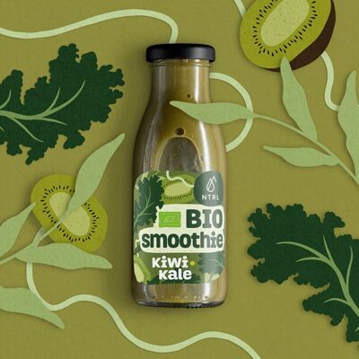 Organic smoothie NTRL, KIWI KALE, 250 ml