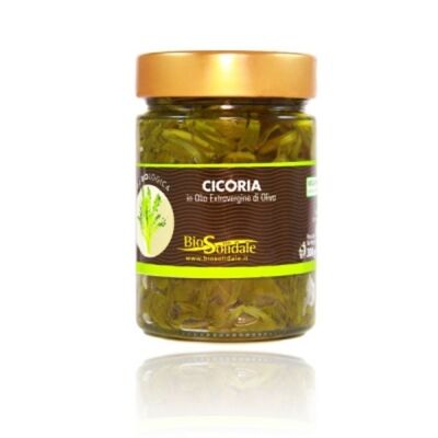 ORGANIC CHICORY IN EXTRA VIRGIN OLIVE OIL 300g