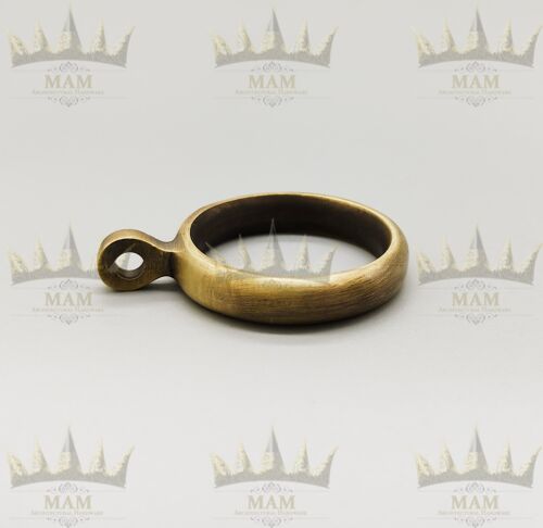 Type "17" Solid Antique Brass Rings - 32mm