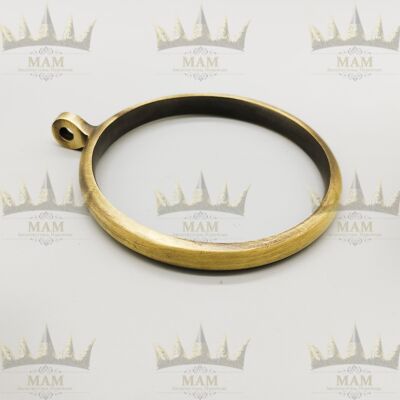 Type "17" Solid Antique Brass Rings - 65mm