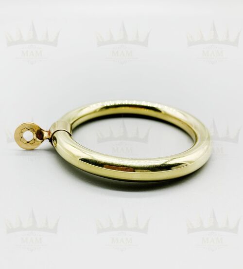 Type "16" 8mm Hollow Brass Rings - 38mm
