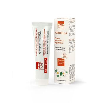 Crème apaisante et réparatrice - CYTOLNAT® Centella 100 ml - Pour accélérer la reconstruction des peaux abîmées, agressées et fragilisées. 1