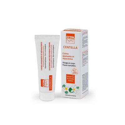 Crema lenitiva e riparatrice - CYTOLNAT® Centella 50 ml - Per accelerare la ricostruzione della pelle danneggiata, aggredita e indebolita.