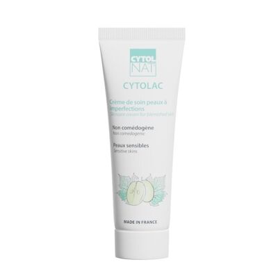 CYTOLNAT - Cytolac Crème Anti-Imperfections - Assainit, apaise et hydrate les peaux à tendance acnéique - 50ml