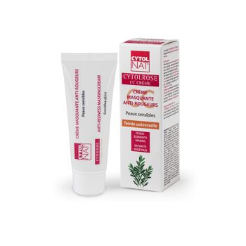 Crème teintée - CYTOLROSE® CC Crème, Crème teintée masquante anti-rougeurs 40ml - Pour retrouver un teint uniforme avec des rougeurs estompées. 1