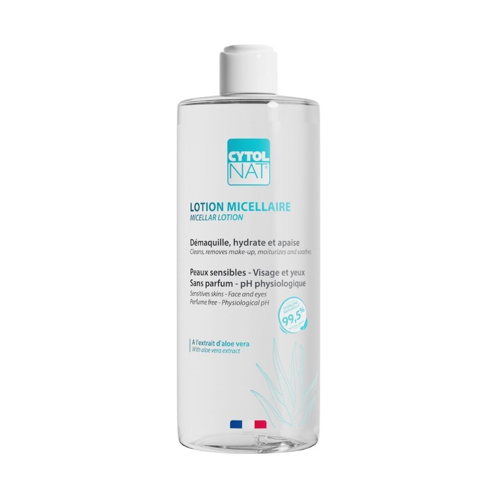 CYTOLNAT - Micellar Lotion - Cleanses, Removes Makeup, Soothes and Hydrates - 500ml