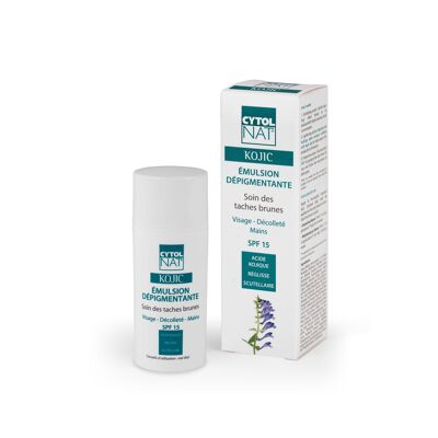 Soin des taches brunes - CYTOLNAT® Kojic 30ml - Atténue et stoppe l’apparition des taches brunes sur le visage.