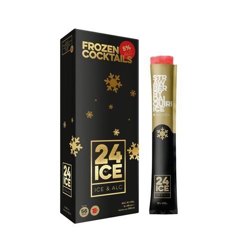 Christmas Frozen Cocktail 5% Strawberry Daiquiri 5-pack