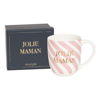 Mug cadeau - Jolie Maman - En Céramique Finition Or à chaud 1