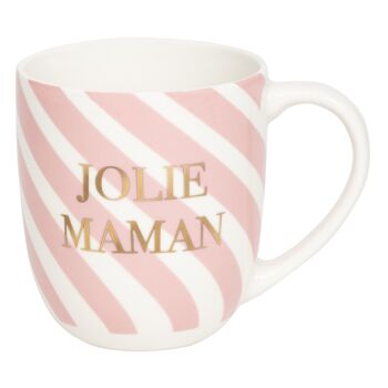 Mug cadeau - Jolie Maman - En Céramique Finition Or à chaud 2