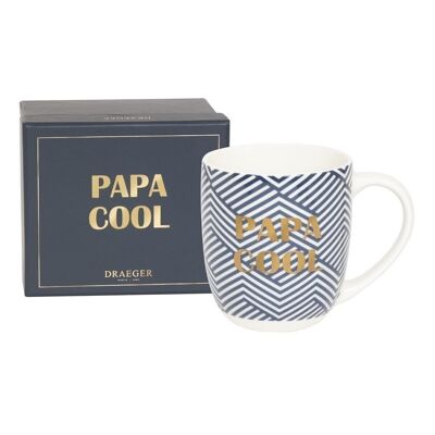 Geschenktasse – Dad Cool – Keramik mit heißem Gold-Finish
