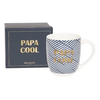 Mug Cadeau - Papa Cool - En Céramique Finition Or à chaud 1