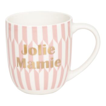 Mug cadeau - Jolie Mamie - En Céramique Finition Or à chaud - Fête des Grand Mères 2
