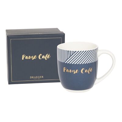 Tazza Regalo - Pausa Caffè - Ceramica Finitura Oro Caldo