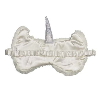 Masque de nuit cocooning - licorne blanche 2