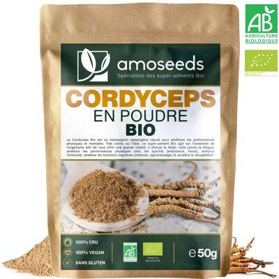 Cordyceps en Poudre Bio 50G