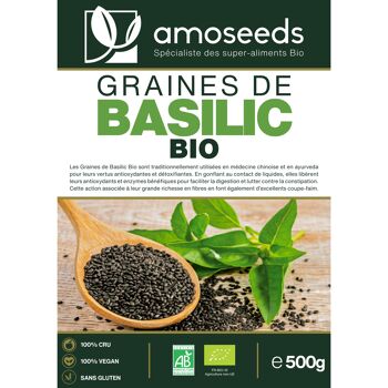 Graines de Basilic Bio 500G 4