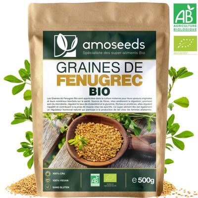 Semillas de Fenogreco Ecológico 500G