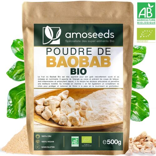 Poudre de Baobab Bio 500G