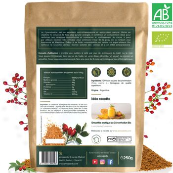 Poudre de Cynorrhodon Bio 250G 2