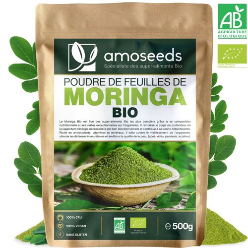 Poudre de Moringa Bio 500G