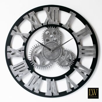 Compra Orologio da parete XL Levi grigio greco 80cm - Orologio da