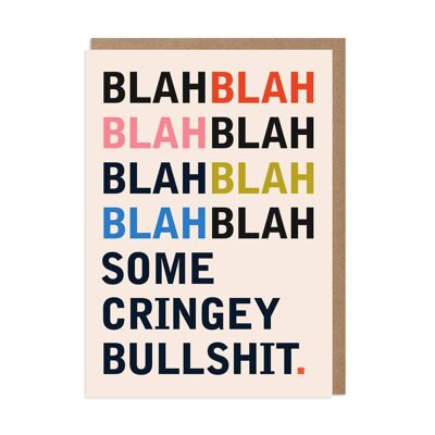 Carte multi-occasions amusante Cringey
