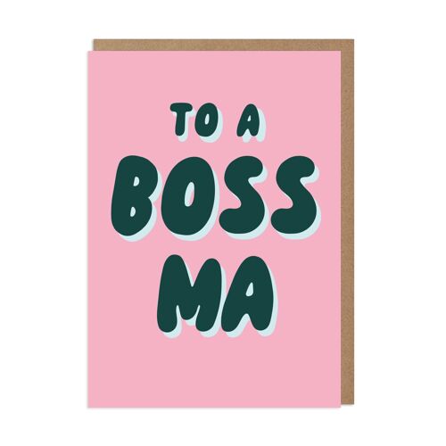 Boss Ma Mother's Day Card