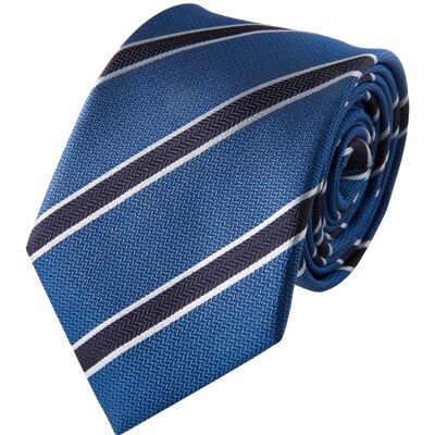 Gestreifte Seidenklub-Krawatte