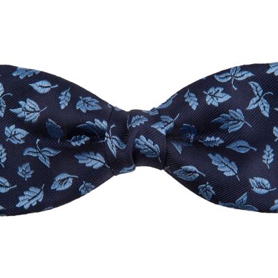 Small-leaf silk bow tie