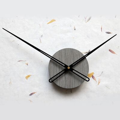Uhr TEMPUS BLACK - Wanduhr mit langen schwarzen Zeigern