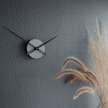 Horloge TEMPUS NOIR - Horloge Murale à Longues Aiguilles Noires 2
