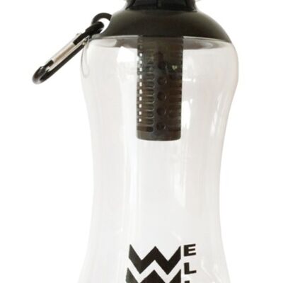 Botella de agua filtrada WELL BLACK WL5608