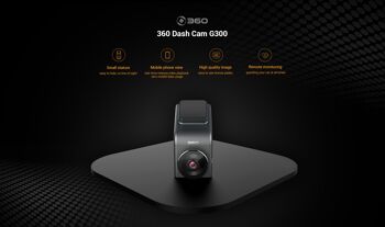 Caméra de tableau de bord 360 G300 6