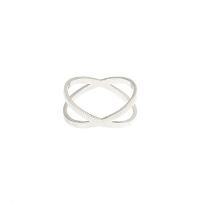 Timi of Sweden | Ring med kors Silver | Exclusive Scandinavian design that is the perfect gift for every women