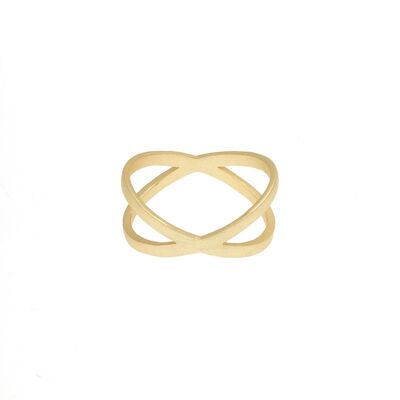Timi of Sweden | Ring med kors Gold | Exclusive Scandinavian design that is the perfect gift for every women