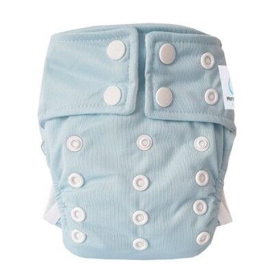 Couche lavable Te1 Intégrale Sensitive Newborn -  Bleu ciel