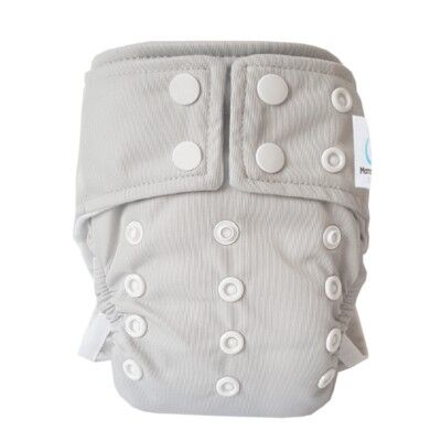 Washable diaper Te1 Integral Sensitive Newborn - Gray