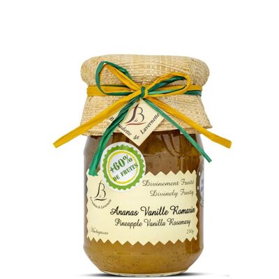 Ananas-Vanille-Rosmarin – 250 g – EXOTISCH – (Marmelade)