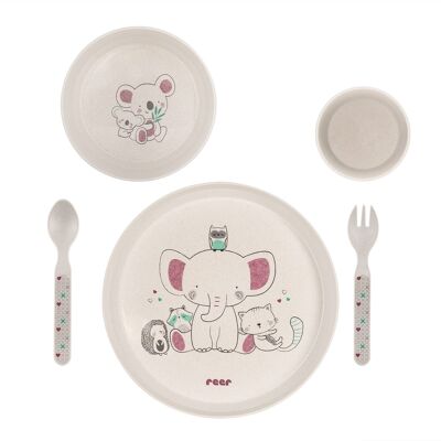 Growing Children’s dinnerware set, "LovelyFriends"