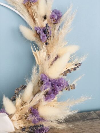 KIT DIY couronne de fleurs séchées - lavande 10
