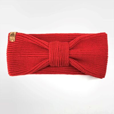 Red LBF wool headband