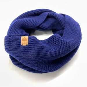 Echarpe tubulaire (snood) laine LBF bleu