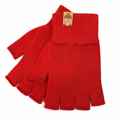 Guanto rosso in lana LBF