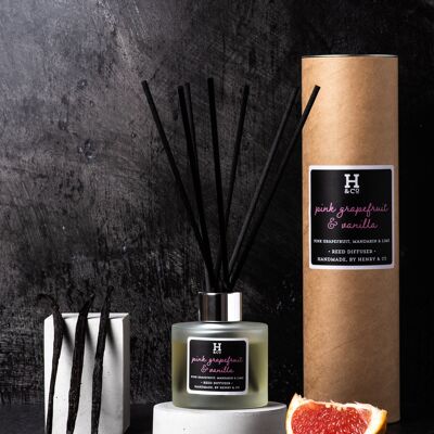 Pink Grapefruit & Vanilla Reed Diffuser