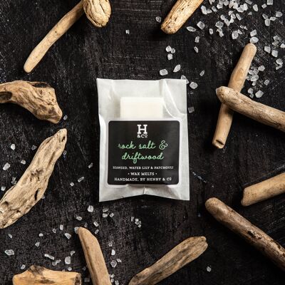 Rock salt & Driftwood Wax Melts - 2 pack