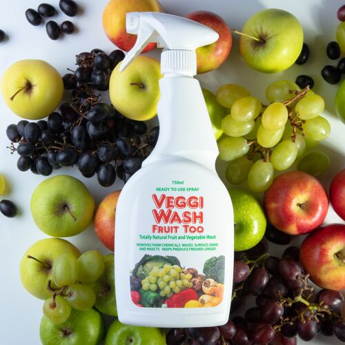 Veggi Wash Fruit Too (Fruit & Vegetable Wash) Trigger Spray 750ml